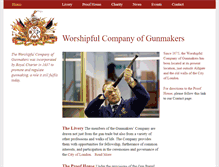 Tablet Screenshot of gunmakers.org